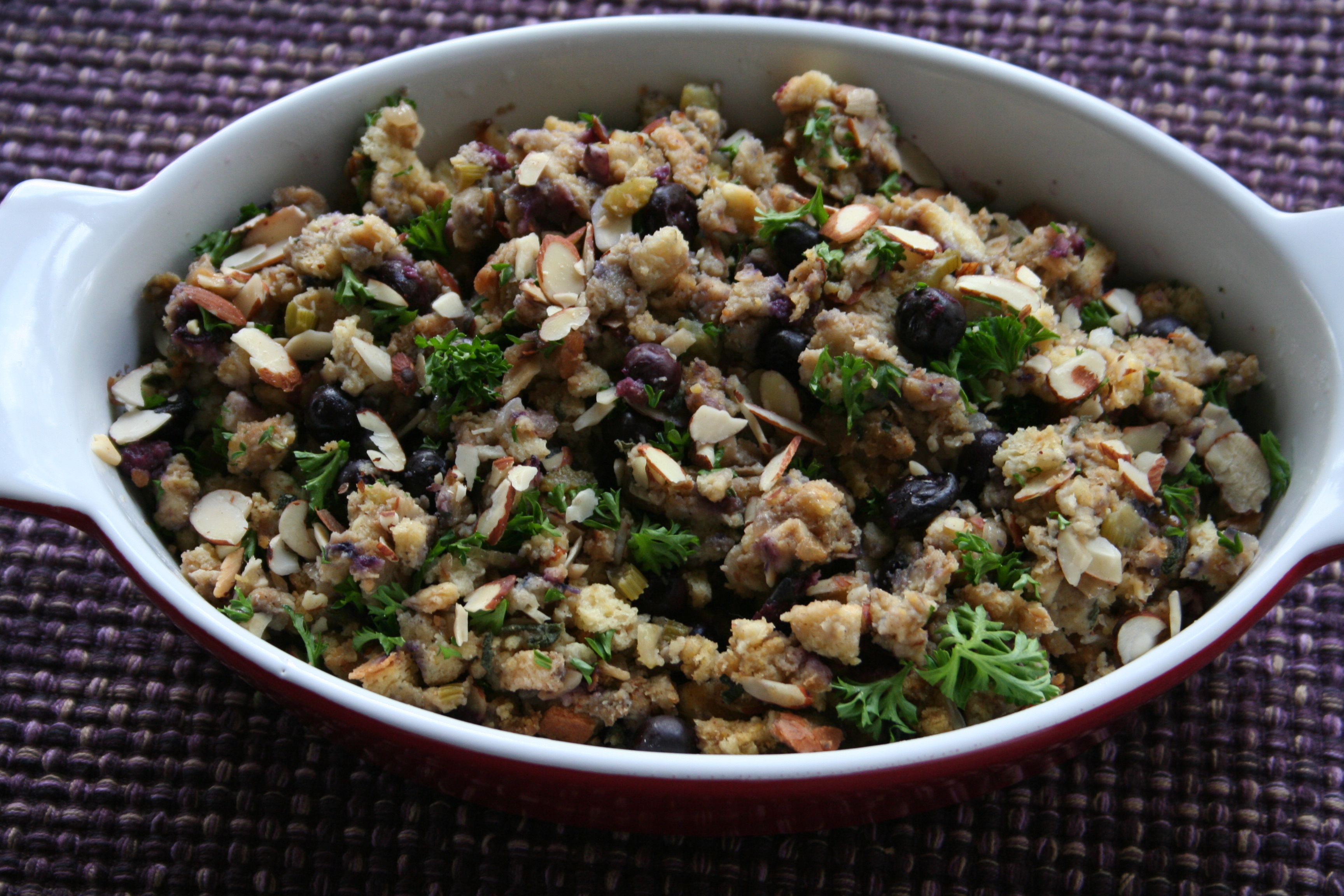 Blueberry and Almond Stuffing