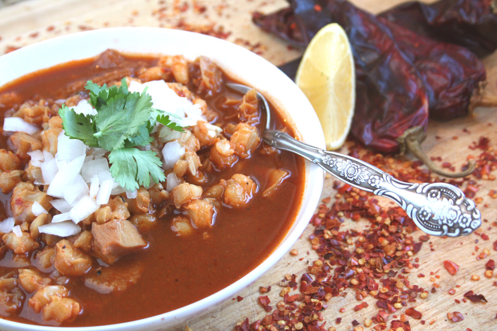A traditional Mexican soup, Menudo Rojo will warm the heart and soul of you...