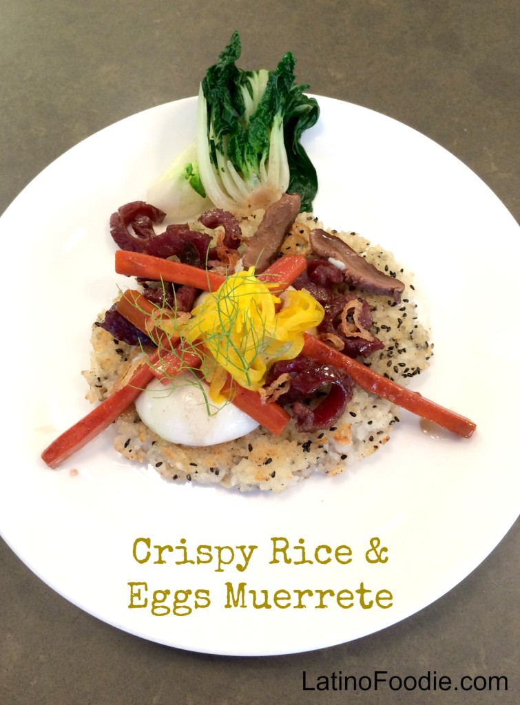 Crispy Rice and Eggs Muerrete