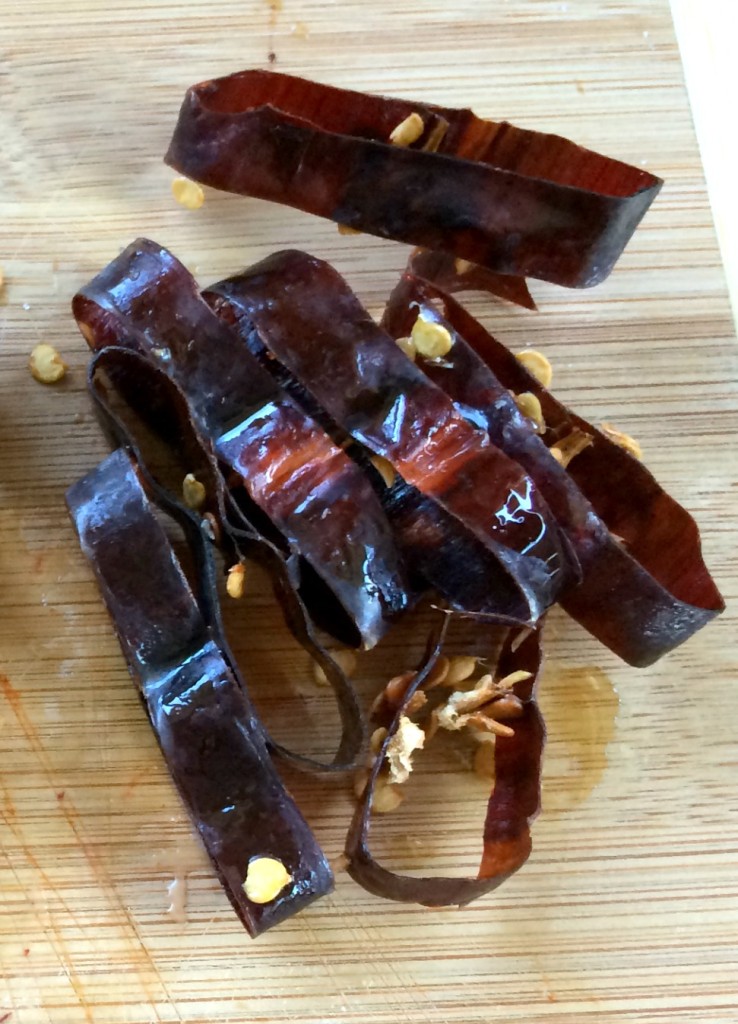 Sliced candied chiles