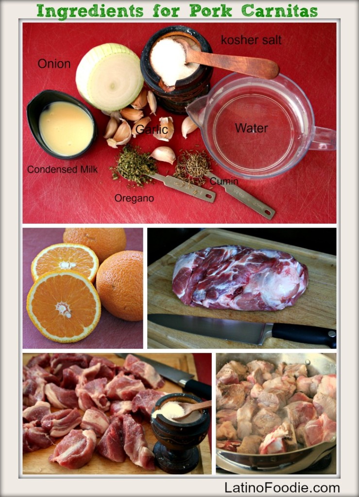 Ingredients collage