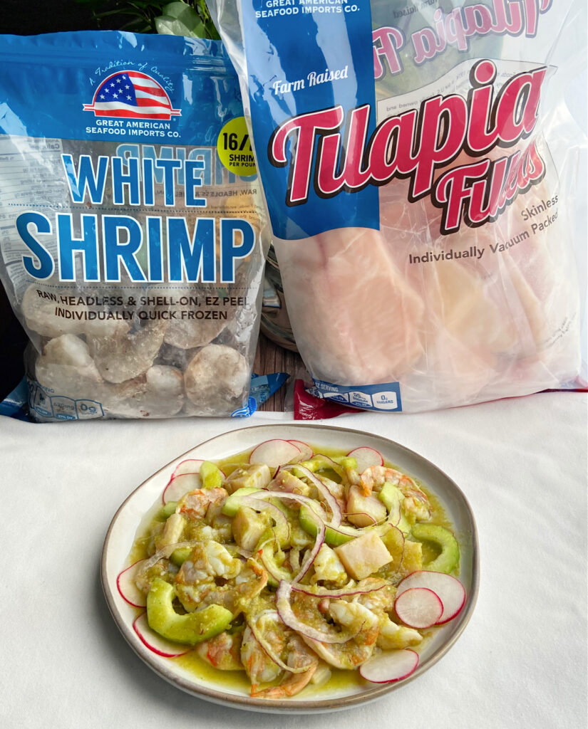 Shrimp and Tilapia Ceviche