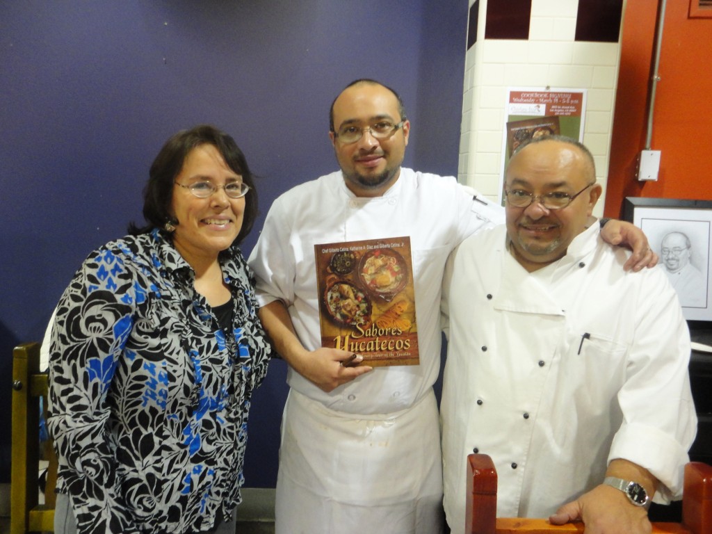 Katherine Diaz, Chef Gilberto Cetina, Jr., Chef Gilberto Cetina, Sr.